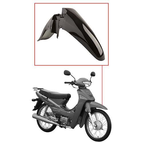 GUARDABARRO DEL. HONDA WAVE NF 100 NEGRO MTC