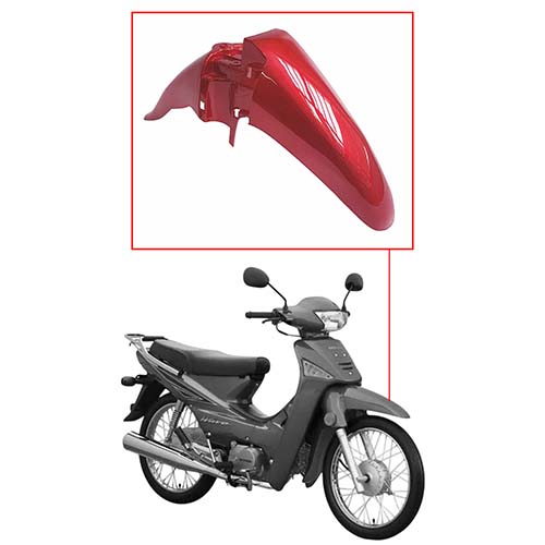 GUARDABARRO DEL. HONDA WAVE NF 100 ROJO MTC