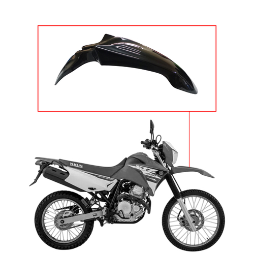 GUARDABARRO DEL. YAMAHA XTZ 125/250 NEGRO MTC