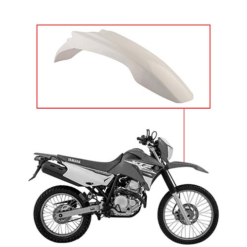 GUARDABARRO DEL. YAMAHA XTZ 125/250 BLANCO MTC