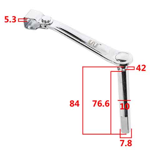 PALANCA DE EMBRAGUE INTERNA COMPLETA ZANELLA RX150 STD