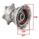 MAZA TRASERA HONDA NXR125 BROS/XR125L STD