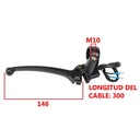 MANIJA DE FRENO + SOPORTE GILERA SMASH 110 STD