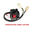 MANILLAR IZQ. (LLAVE DE LUZ) HONDA CBX250 TWISTER STD