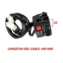 MANILLAR IZQ. (LLAVE DE LUZ) HONDA NXR125/150 BROS STD