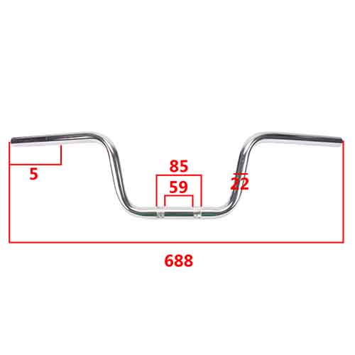 MANUBRIO HONDA CG150 TITAN STD
