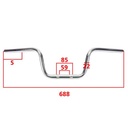 MANUBRIO HONDA CG150 TITAN STD