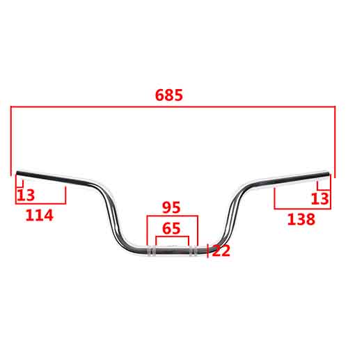 MANUBRIO HONDA GLH150 GAUCHA STD 