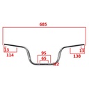 MANUBRIO HONDA GLH150 GAUCHA STD 