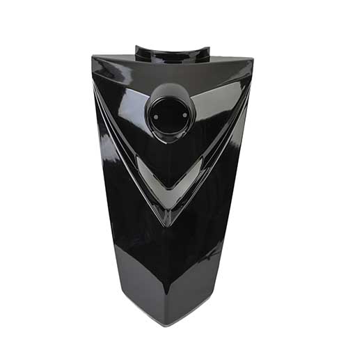 PLASTICO CARENADO FRONTAL YAMAHA NEW CRYPTON 110 NEGRO MTC