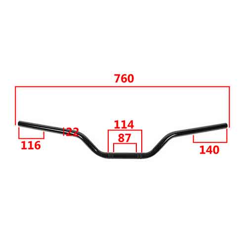 MANUBRIO HONDA NXR125 BROS/XR 125L STD