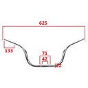 MANUBRIO HONDA TITAN 00/01 ES/KS STD