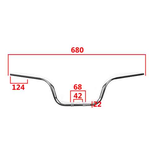 MANUBRIO HONDA TITAN 02/04 ES/KS STD