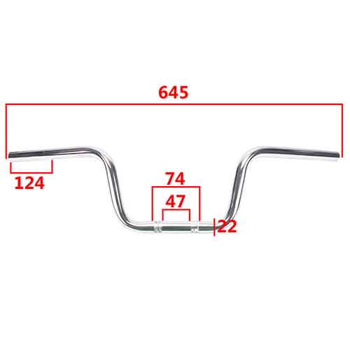 MANUBRIO HONDA TITAN 94/99 STD