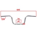 MANUBRIO HONDA TITAN 94/99 STD