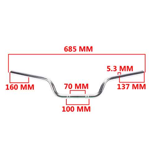 MANUBRIO YAMAHA YBR 250/YS 250 STD