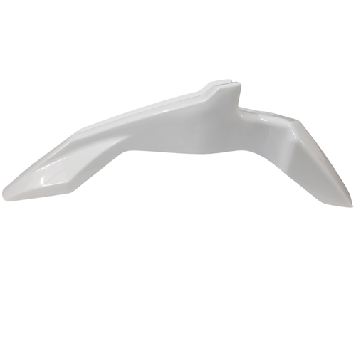 GUARDABARRO DEL. MOTOMEL SKUA 150/200 BLANCO MTC