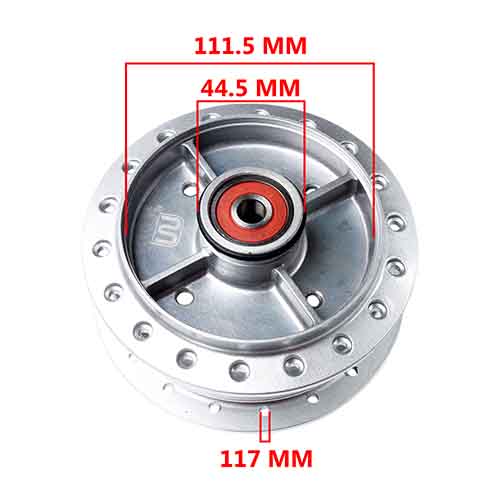 MAZA TRASERA HONDA C100 BIZ C/RULEMAN Y RETEN STD