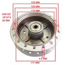MAZA TRASERA HONDA C100 BIZ C/RULEMAN Y RETEN STD