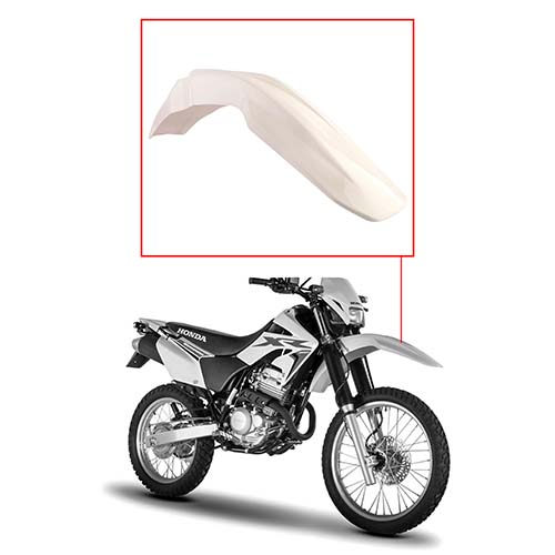 GUARDABARRO DEL. HONDA XR250 TORNADO BLANCO MTC