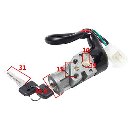 LLAVE DE CONTACTO MOTOMEL BIT 110 STD