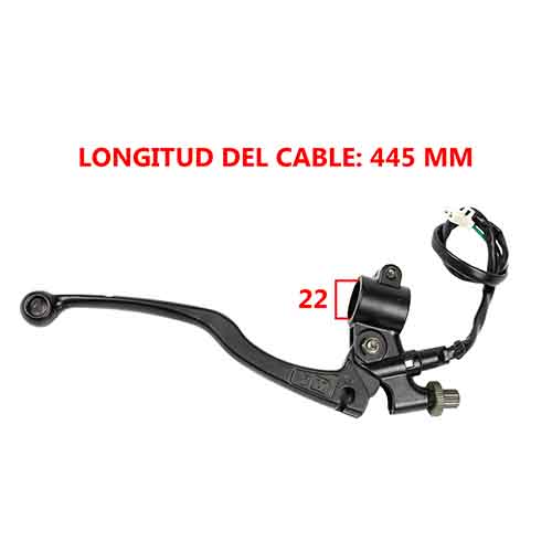 MANIJA DE EMBRAGUE + SOPORTE YAMAHA FZ16 STD