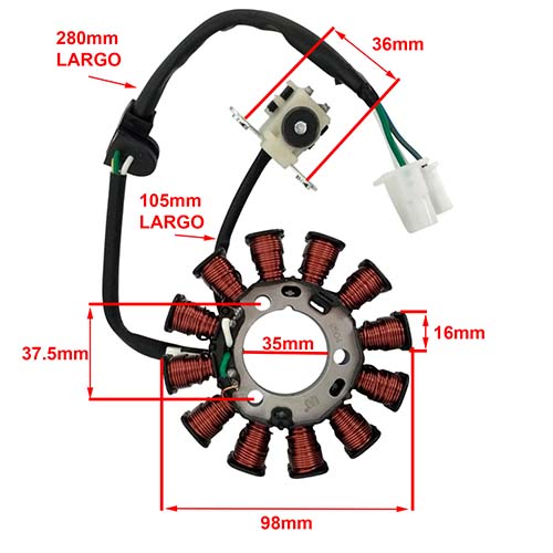 ESTATOR HONDA CB300F / XR300L TORNADO STD