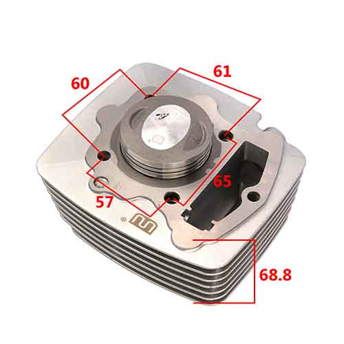 KIT CILINDRO + PISTON CADENEROS 150/GUERRERO GMX150/KAYA150 62mm STD