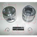 KIT CILINDRO + PISTON CADENEROS GUERRERO125/MONDIAL125/ZAN. 125 56.5mm STD