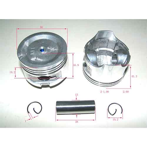 KIT CILINDRO + PISTON GILERA SMASH 110 50mm (ALUMINIO) STD