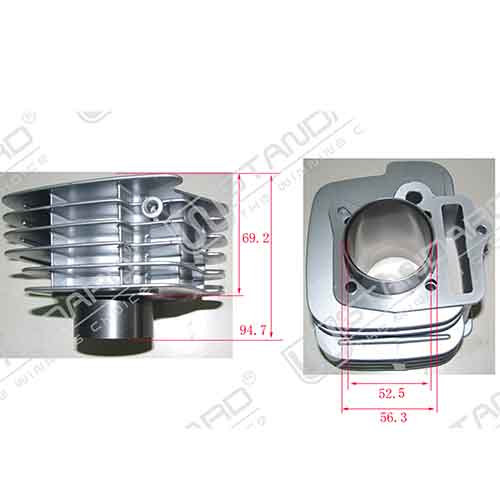 KIT CILINDRO + PISTON GILERA SMASH 52.5mm STD