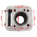 KIT CILINDRO + PISTON SUZUKI GN125 STD