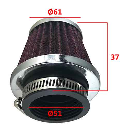 FILTRO DE AIRE CONICO 35mm STD