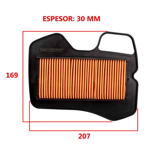 FILTRO DE AIRE HONDA NEW WAVE 110/WAVE 110S STD