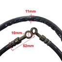 FLEXIBLE FRENO - MOTOMEL SKUA 150 DELANTERO REPCOR (J038FLF)