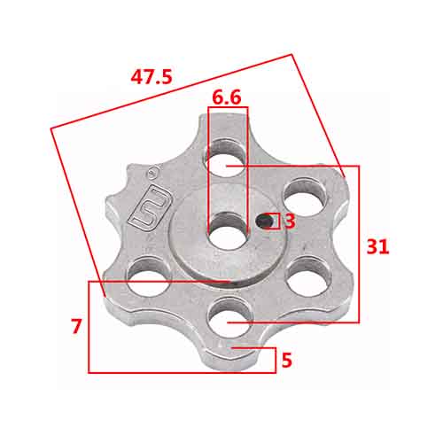 ESTRELLA SELECTORA DE CAMBIO HONDA XR250 TORNADO STD