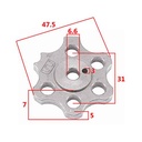 ESTRELLA SELECTORA DE CAMBIO HONDA XR250 TORNADO STD
