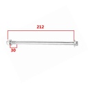 EJE DE RUEDA TRASERA HONDA NEW WAVE 110STD