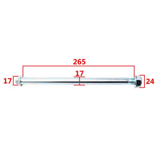 EJE DE RUEDA TRASERA HONDA XR150L STD