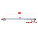 EJE RUEDA TRASERA HONDA GLH150 GAUCHA STD 