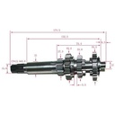 EJES Y ENGRANAJES DE CAMBIO SUZUKI AX100 STD