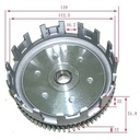 EMBRAGUE COMPLETO HONDA C100 BIZ/WAVE (CANASTA+CAMP.INTERIOR) STD