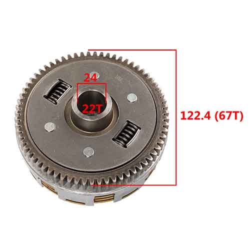 EMBRAGUE COMPLETO HONDA CB 125F TWISTER STD
