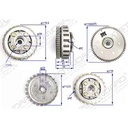 EMBRAGUE COMPLETO HONDA CB1 (4D/65T) STD
