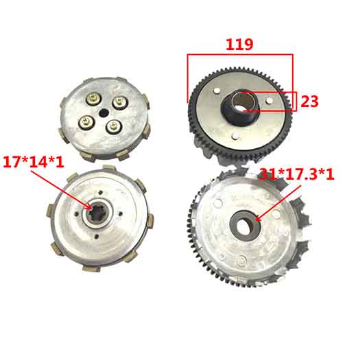 EMBRAGUE COMPLETO NEW CRYPTON 110 STD