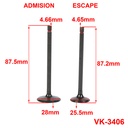 VALVULAS HONDA XL 250 R (JGO) 3B (VK-3406)