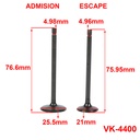 VALVULAS HONDA WAVE 110CC (JGO) 3B (VK-4400)