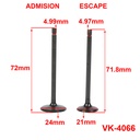 VALVULAS HONDA BIZ 125CC (JGO) 3B (VK-4066)