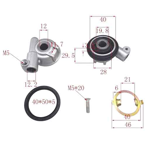 ENGRANAJE DE VELOCIMETRO MOTOMEL CUSTOM 150 STD