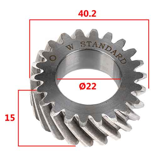 ENGRANAJE PUNTA CIGUEÑAL 22D HONDA NXR125 BROS/TITAN 125 STD